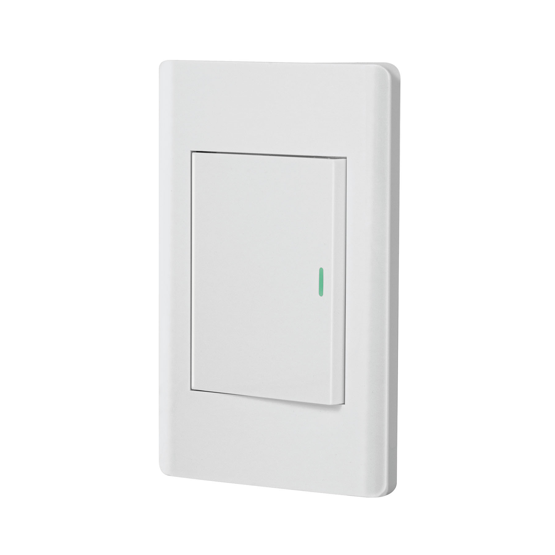 Placa armada blanca 1 interruptor 3 módulos, Lisboa, VOLTECK