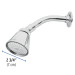 Regadera redonda 2-3/4",latón, c/brazo y chapeton,cromo,AERO