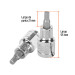 Dado punta hexagonal de 6 mm, cuadro 1/2", TRUPER