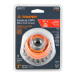 Carda copa 3" alambre trenzado fino, eje 5/8"-11, TRUPER