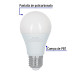 Foco LED 8W (60W) A19 6500K 3 niveles de luminosidad VOLTECK