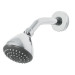 Regadera redonda 3-1/4", ABS,c/brazo y chapetón, cromo, AERO