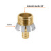 Conector 1/2" macho tipo garra de aluminio, TRUPER
