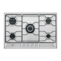 Parrilla gas empotrable 75 cm, 5 quemadores, esmalte, FOSET