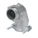 Conector curvo 1" para tubo flexible metálico, VOLTECK