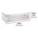 Portacandado de acero galvanizado 6", HERMEX