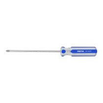 Desarmador de cruz 1/4 x 6" mango de PVC, PRETUL