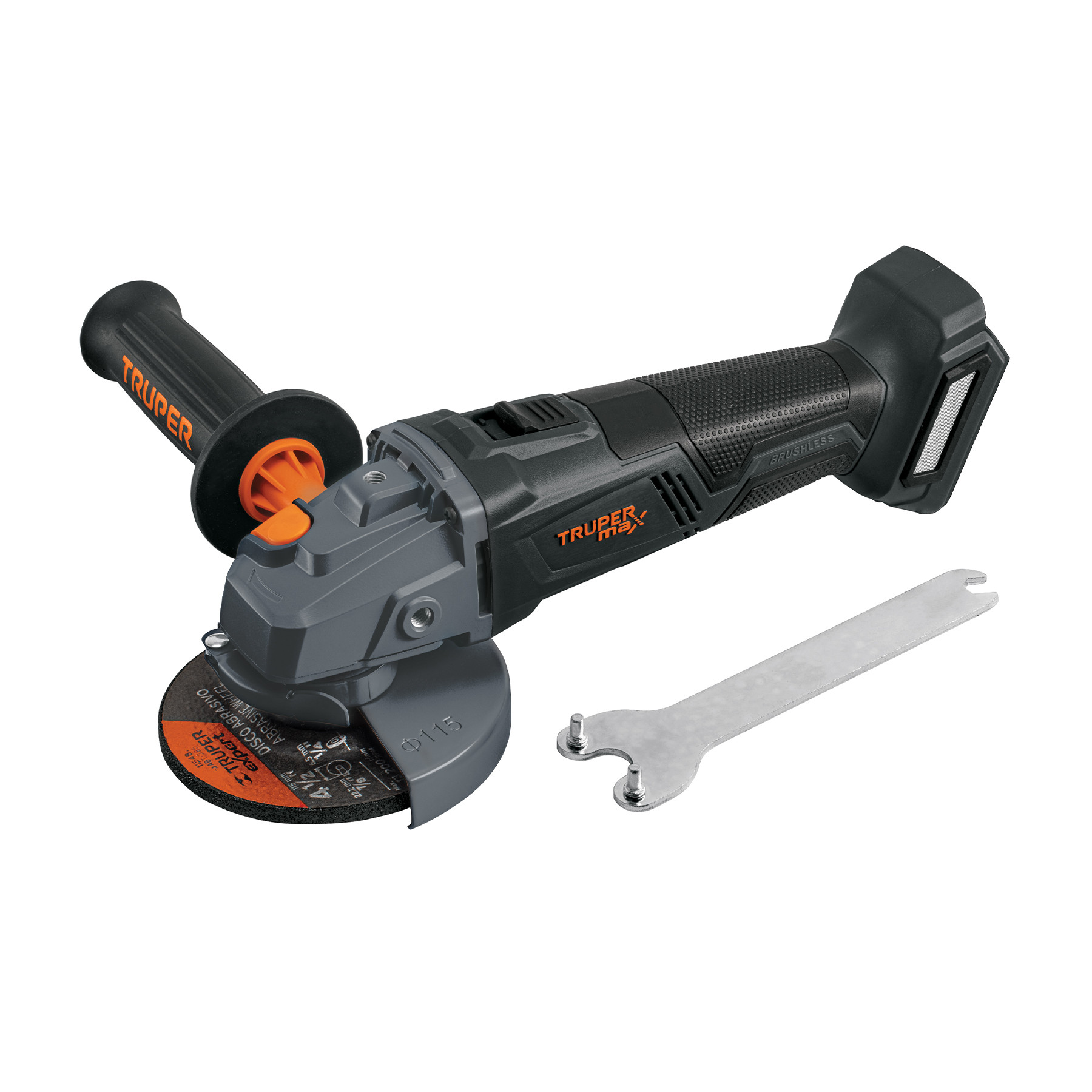 Esmeriladora 4-1/2", 20V, s/accesorios, TRUPER MAX