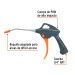 Pistola plástica para sopletear, cuerpo de POM, TRUPER