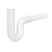 Céspol flexible de PVC, con extensión, para lavabo, FOSET