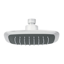 Regadera cuadrada 6", ABS, sin brazo, cromo, AERO