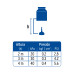 Regadera redonda de ABS 4-1/4" sin brazo, FOSET BASIC