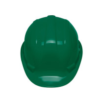 Casco de seguridad, ajuste de intervalos, verde, PRETUL