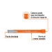 Cincel de corte frío de 1/2 X 6", TRUPER