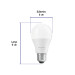 Foco LED 12W (75W) A19, 6500K blanca fría, 1050 lm, caja