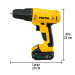 Taladro 3/8", 12V, 1 batería 2Ah, PRETUL