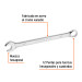 Llave combinada extralarga 3/4" x 278 mm de largo, EXPERT