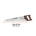 Serrucho Rapid 20", 7 DPP, mango de madera, TRUPER