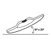 Disco laminado 4-1/2", grano 60 centro 7/8", fibra, PRETUL