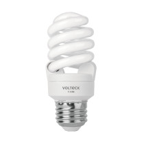 Lámpara espiral mini T2 11 W luz de día en blíster, VOLTECK