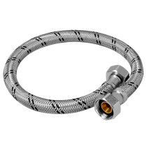 Manguera para boiler, acero inox. 3/4"H x 3/4"H, 60 cm