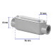 Condulet 3/4" conexión tipo C, VOLTECK