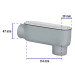 Condulet 1" conexión tipo LB, VOLTECK