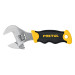 Llave ajustable (perico corto) 6" cromada con grip, PRETUL