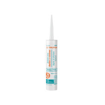 Sellador blanco para baños y cocinas, 280 ml, TRUPER
