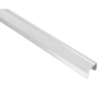 Riel superior "JJ" de aluminio para puerta corrediza 2 m