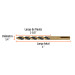 Broca HSS 1/4" Trugold para metal en blíster, EXPERT
