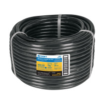 Manguera para gas, PVC negra, 3/8" sin conexión, 50 m, FOSET
