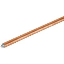 Varilla de 1.5 m, acero revestido de cobre, de 1/2" VOLTECK