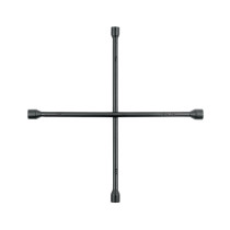 Llave de cruz 20", acabado negro mate, PRETUL