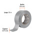 Cinta para ducto 50m x 48mm, espesor 0.19mm, TRUPER