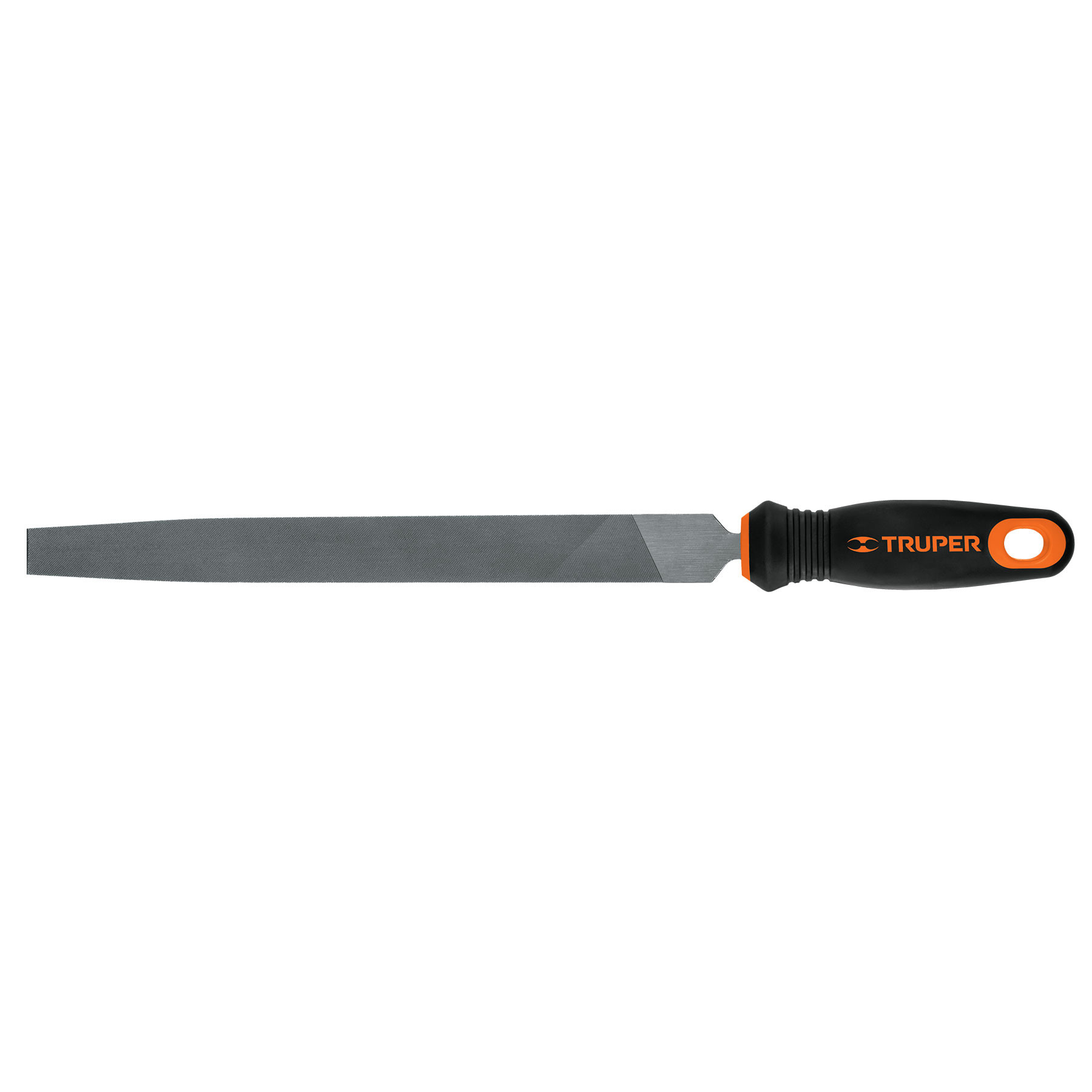 Lima plana muza 10" con mango Comfort Grip, TRUPER
