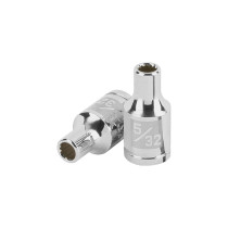 Dado de 5/32", 12 puntas, cuadro 1/4", TRUPER