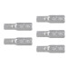 Estuche con 5 puntas hexagonales de 5 mm largo 1", EXPERT