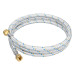 Manguera para gas, aluminio, 3/8" flare, 200 cm, FOSET