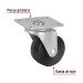 Rodaja hule 2", placa giratoria c/buje, carga 25kg, FIERO