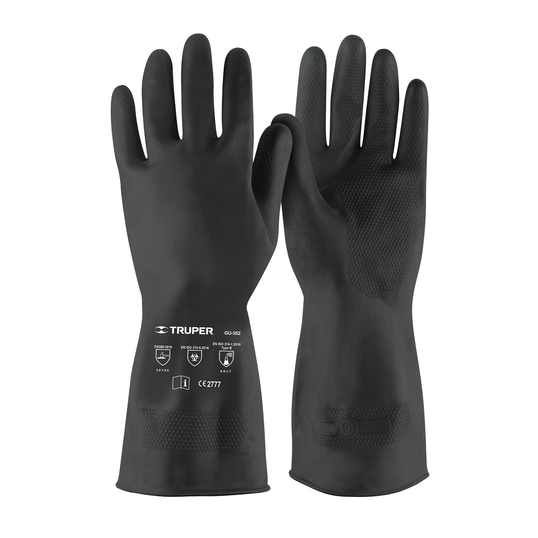 Guantes de látex uso industrial, para trabajos de pintura y agricultura