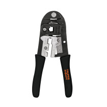 Pinza 8" ponchadora para cables RJ-45, 8 contactos, Truper