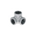Codo rincón acero galvanizado de 1/2", FOSET