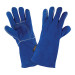 Guantes para soldador, reforzados, azules, TRUPER