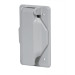 Placa tipo FS con cubierta, sencilla, sobreponer, VOLTECK