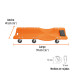Cama de plástico 36" para mecánico, TRUPER