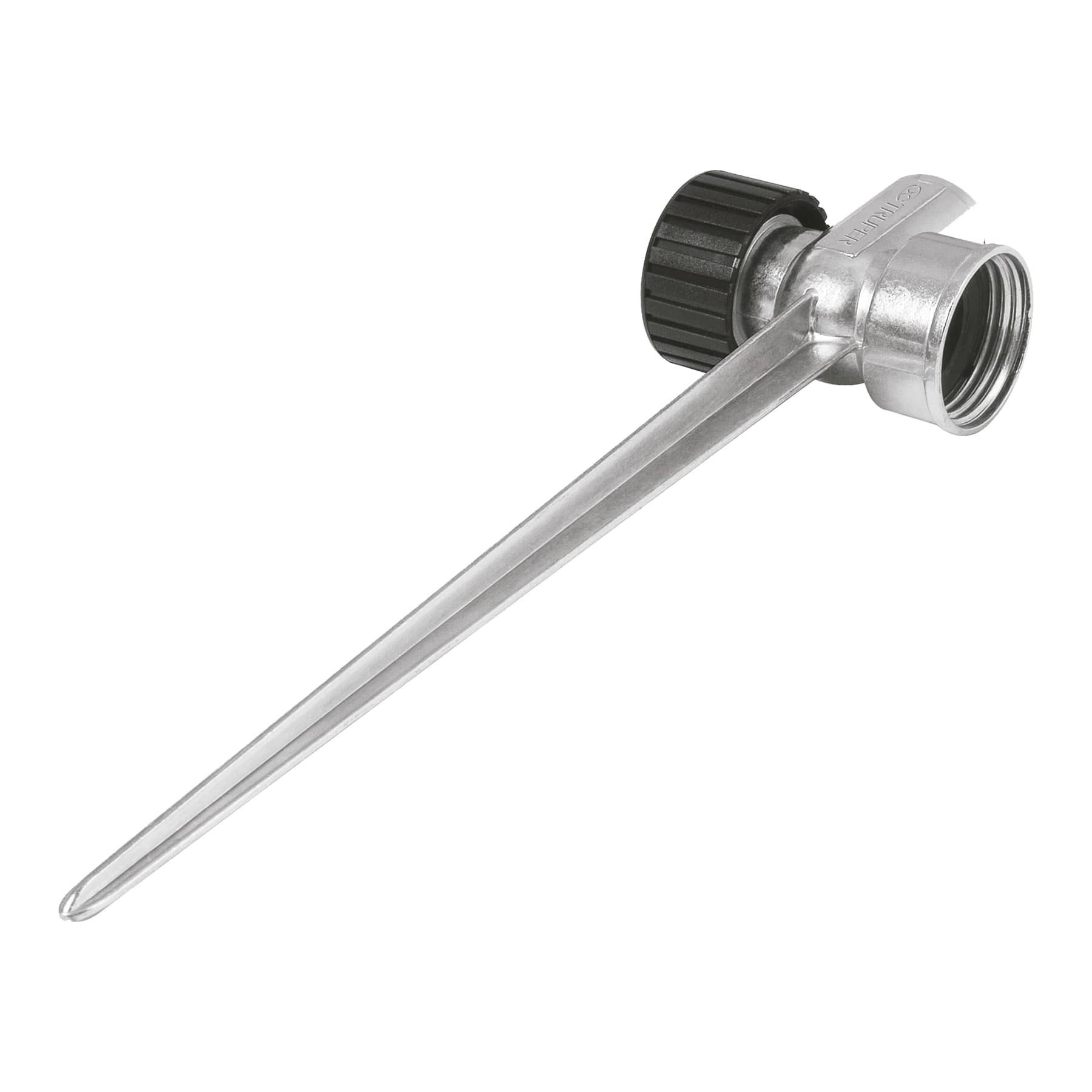 Estaca metálica universal 8" dos vías, para aspersor, TRUPER