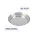 Luminario LED plafón decorativo 22W 6500K, metálico, BASIC