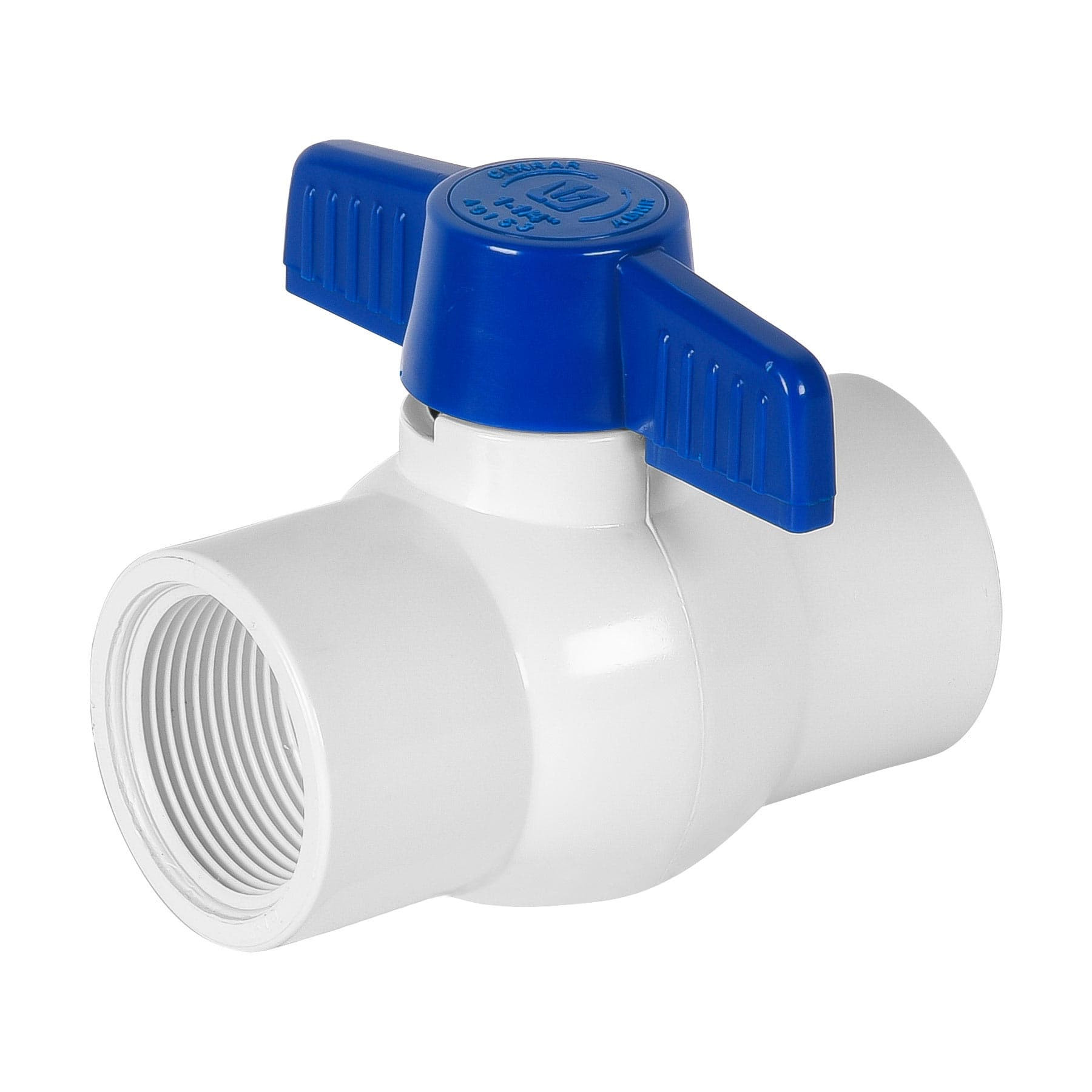Válvula esfera de PVC 1-1/4" roscable, FOSET