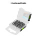 Estuche con 5 puntas hexagonales de 8 mm largo 1", EXPERT